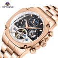Business Watch FORSINING 178 Men Automatic Mechanical Watch Tourbillon Luminous Clock Moon Phase Watch Relogio Masculino